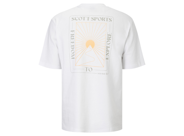 SCOTT Tee Ms Graphic SS Hvit M T-skjorte 
