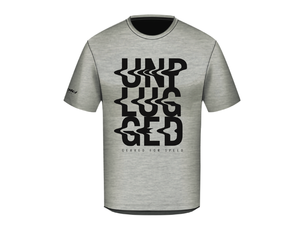 BLD Tee Ms Unplugged SS Grå L T-skjorte 