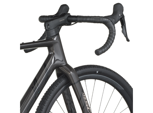 SCOTT Addict Gravel 30 Sort L Racersykkel til grusvei 