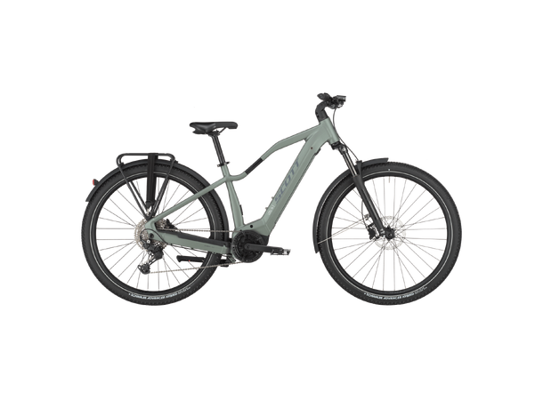 SCOTT Axis 40 Grønn S Fulldempet el-sykkel 