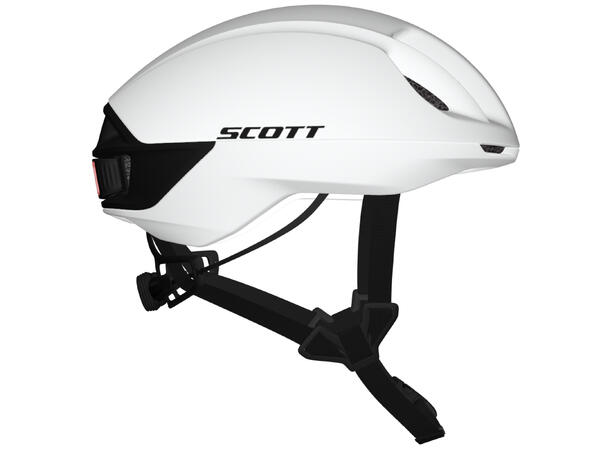 SCOTT Helmet Cadence Plus (CE) S Racing sykkelhjelm - White/Black 