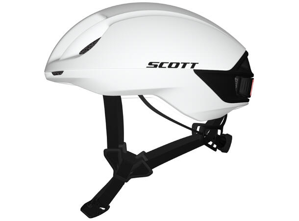 SCOTT Helmet Cadence Plus (CE) S Racing sykkelhjelm - White/Black 