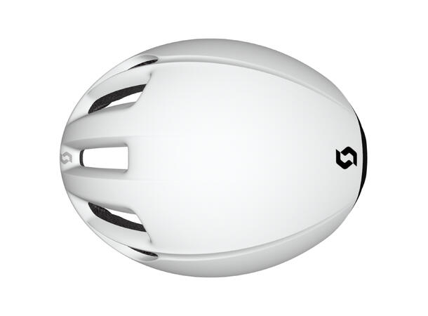 SCOTT Helmet Cadence Plus (CE) S Racing sykkelhjelm - White/Black 