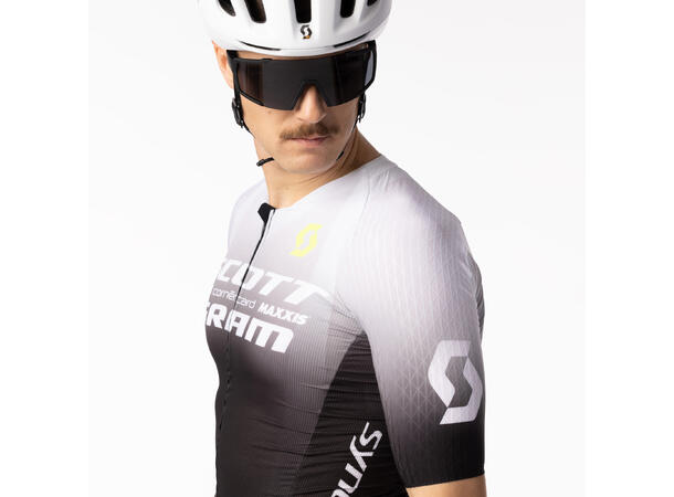 SCOTT Helmet Cadence Plus (CE) S Racing sykkelhjelm - White/Black 