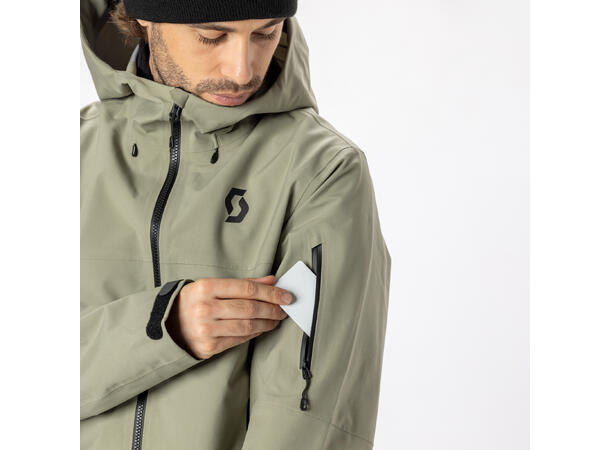 SCOTT Jacket Ms Explorair 3L Grå S Skijakke 