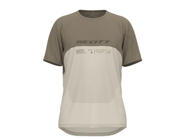 SCOTT Tee Ms Vertic DRI SS Hvit S Sykkeltrøye 