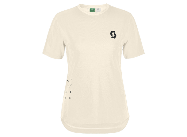 SCOTT Tee Ws Trail Vertic DRI SS XS Sykkeltrøye - cotton white 