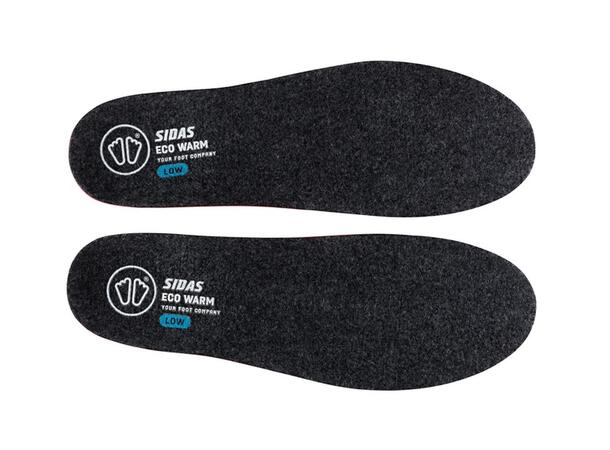 SIDAS 3FEET ECO WARM LOW Grå XS Anatomisk formet såle for middels fotbue 