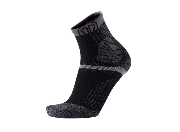 Sidas TRAIL PROTECT Sort/Grå 35-36 Terrengløpesokker 