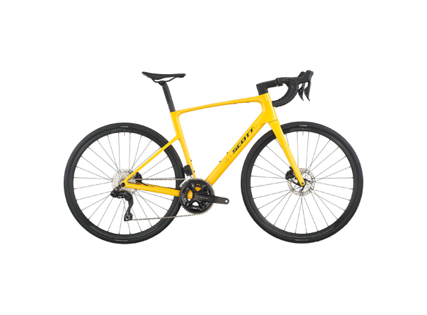 SCOTT Addict 40 Gul XS Landeveissykkel i karbon 