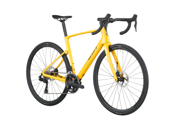 SCOTT Addict 40 Gul XS Landeveissykkel i karbon 