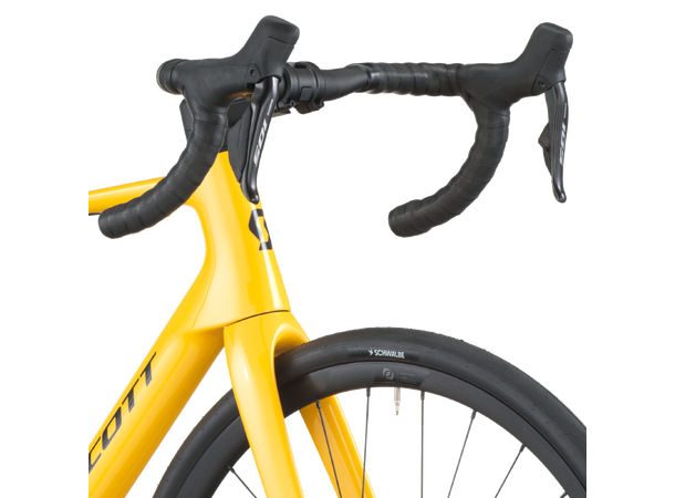 SCOTT Addict 40 Gul XS Landeveissykkel i karbon 
