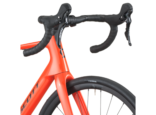 SCOTT Addict 50 Oransje S Landeveissykkel i karbon 