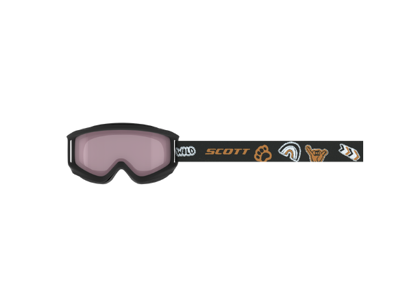 SCOTT Goggle JR Agent Black/Orange - Enhancer 