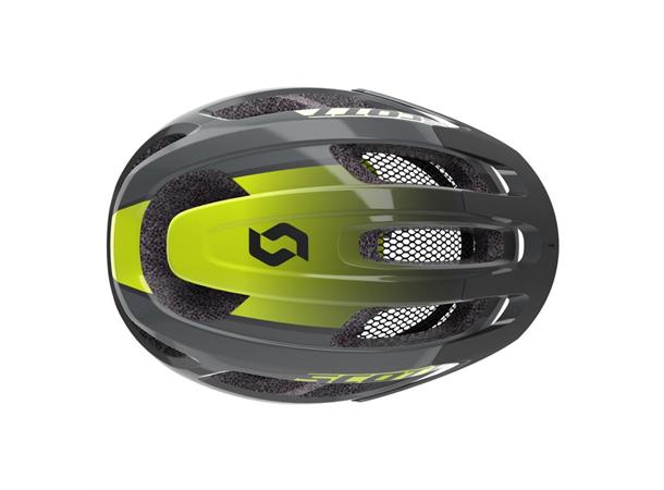 SCOTT Helmet Supra (CE) Sort/Gul OS Sykkelhjelm