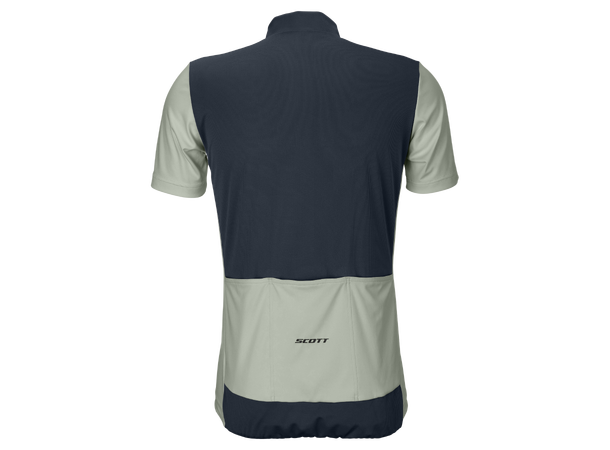 SCOTT Jersey Ms Endu LT SS Grå/Blå XL Sykkeltrøye 