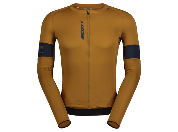 SCOTT Jersey Ms Endurance Pro LS S Sykkeltrøye - bread brown/dark blue 