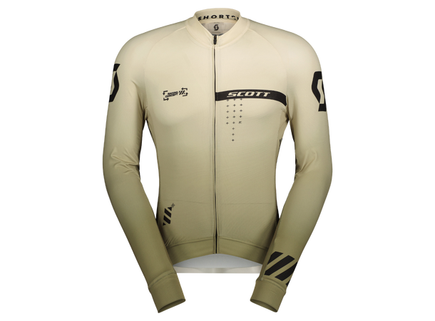 SCOTT Jersey Ms RC Pro LS S Sykkeltrøye m/lang arm - cotton white/bl 