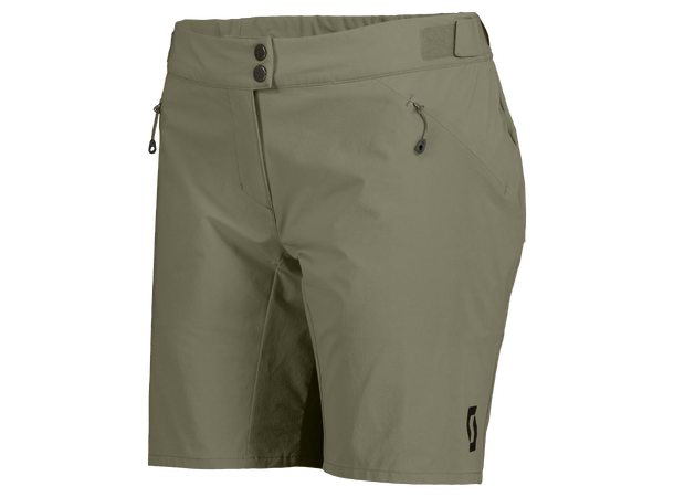 SCOTT Shorts Ws Enduran ls/fit w/pad XS Sykkelshorts - hay green 