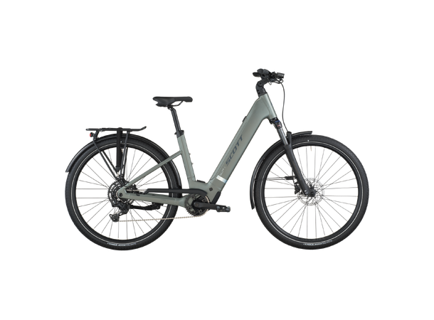 SCOTT Sub Sport 30 Wave Grønn M El-sykkel hybrid 