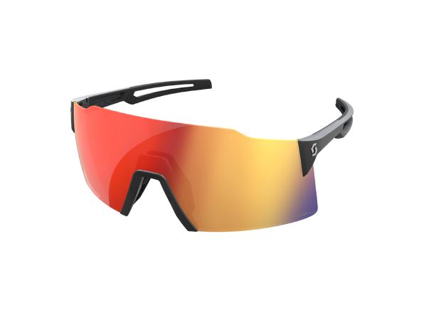 SCOTT Sunglasses Stride black Solbrille - AMP red chrome S3 