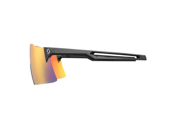 SCOTT Sunglasses Stride black Solbrille - AMP red chrome S3 