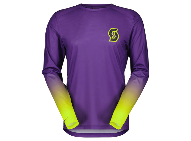 SCOTT Tee Ms RC Progressive LS S Sykkeltrøye- Flashy purple 