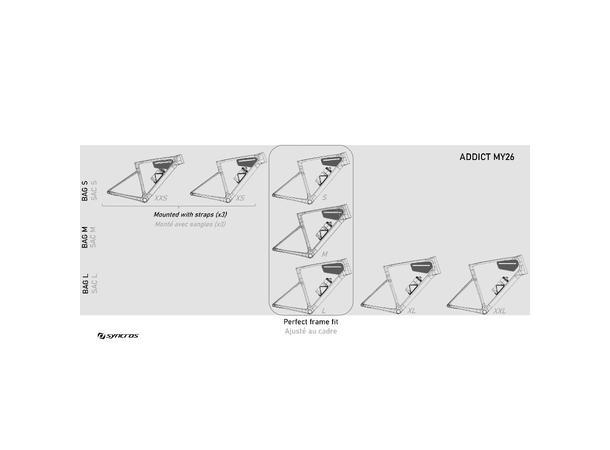 SYNCROS IS frame bag Road Sort S Rammeveske 
