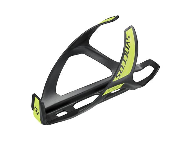 SYNCROS Bottle Cage Carbon 1.0 Sort/Gul Flaskeholder 