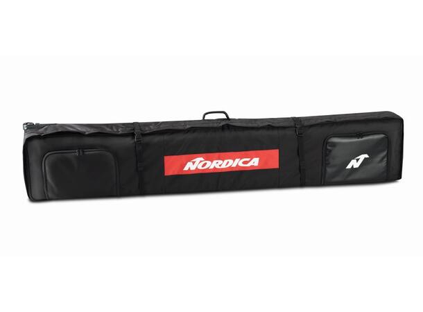 NORDICA Double Roller Skibag Sort (ECO) Nordica Skitrekk for 2 par