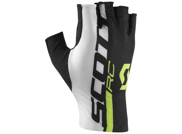 SCOTT Glove RC Pro SF Sort/Gul S Sykkelhanske med korte fingre