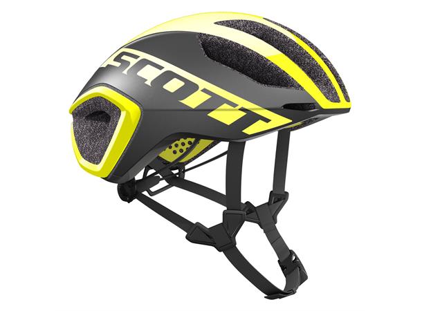 SCOTT Helmet Cadence Plus Gul S Sykkelhjelm