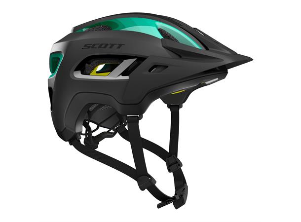 SCOTT Helmet Stego Sort/Blå S Scott sykkelhjelm