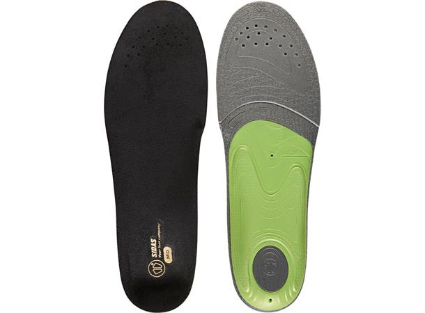SIDAS 3FEET SLIM MID Grønn XS Formede såler for middels fotblad 