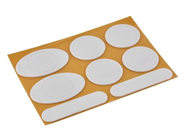 SIDAS ADHESIVE PADS 2-50 (10P) Hvit Boot and shoe fitting (10 sheets)