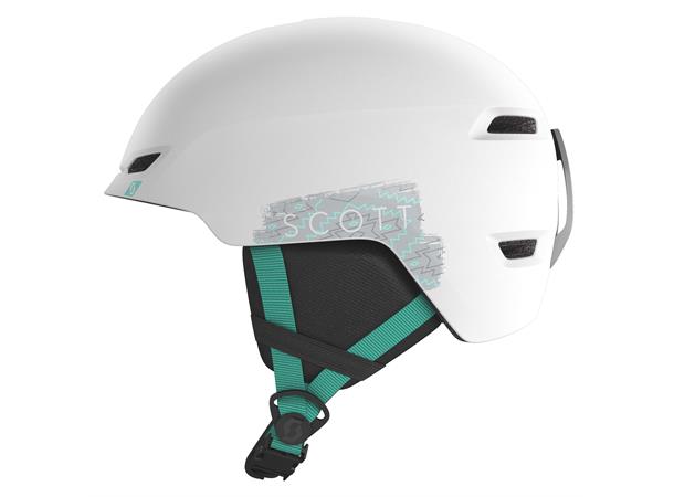 SCOTT Helmet Keeper 2 Hvit/Grønn M Junior alpinhjem