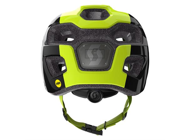 SCOTT Helmet Spunto Jr. Plus Sort/Gul OS Junior sykkelhjelm