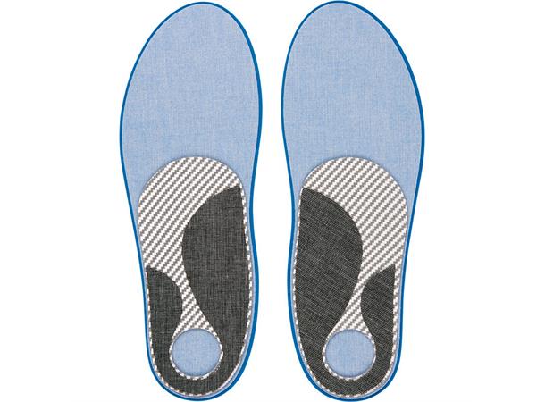 SIDAS CUSTOM XC SKATING Blå L Tilpasningsbare såler for vintersport 