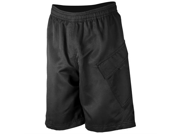 SCOTT Sho Jr Tr 10 ls/fit w/pad Sort 140 Jr Sykkelshorts ls/fit med padding