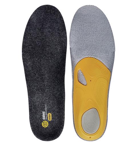 SIDAS 3FEET MERINO HIGH Formade sulor f&#246;r h&#246;ga fotvalv