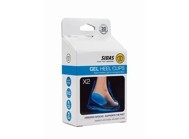 Sidas GEL HEEL CUP Box a 10 Blå L/XL Helkappe i gele 