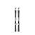 NORDICA Sentra S 6 FDT+TP2 Sort/Hvit 156 High Performance ski med binding 