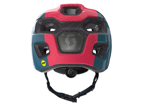 SCOTT Helmet Spunto Jr. Plus Blå/Rosa OS Junior sykkelhjelm