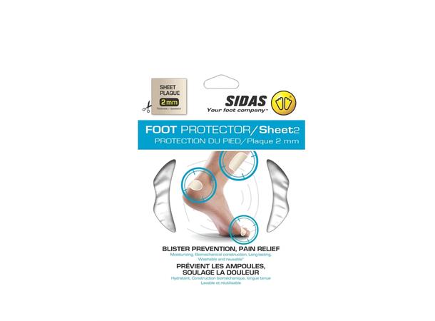 SIDAS FOOT PROTECTOR SHEET 2 mm Blå 2mm sheet of Silitene™