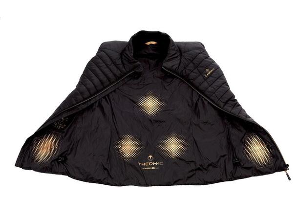 THERM-IC Heated vest women Sort L Heated vest with bluetooth cable 