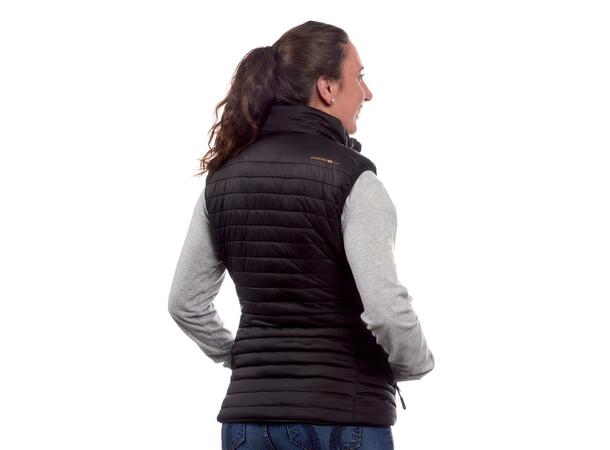 THERM-IC Heated vest women Sort L Heated vest with bluetooth cable