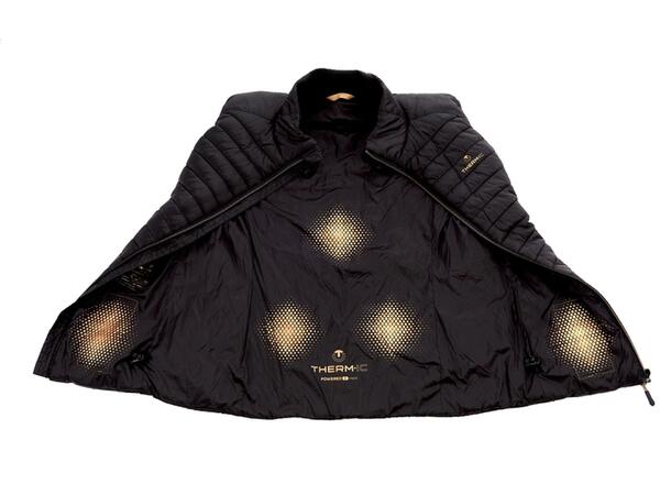 THERM-IC Heated vest women Sort L Heated vest with bluetooth cable 