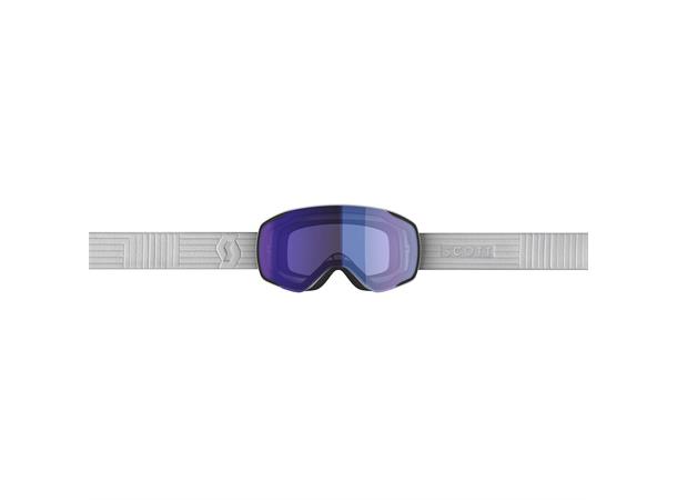 SCOTT Goggle Vapor Hvit Enhancer Glass: Enhancer Blue Chrome
