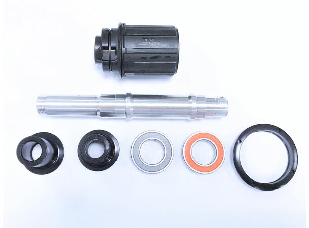 SCOTT Hub rep kit Form ECT-148S R 19 Kit med lager, aksling og boss 