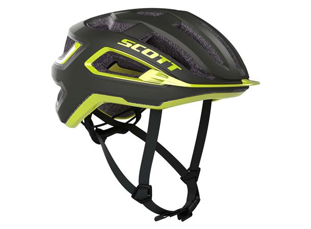SCOTT Helmet Arx Plus Mørk grå/Gul L Sykkelhjelm